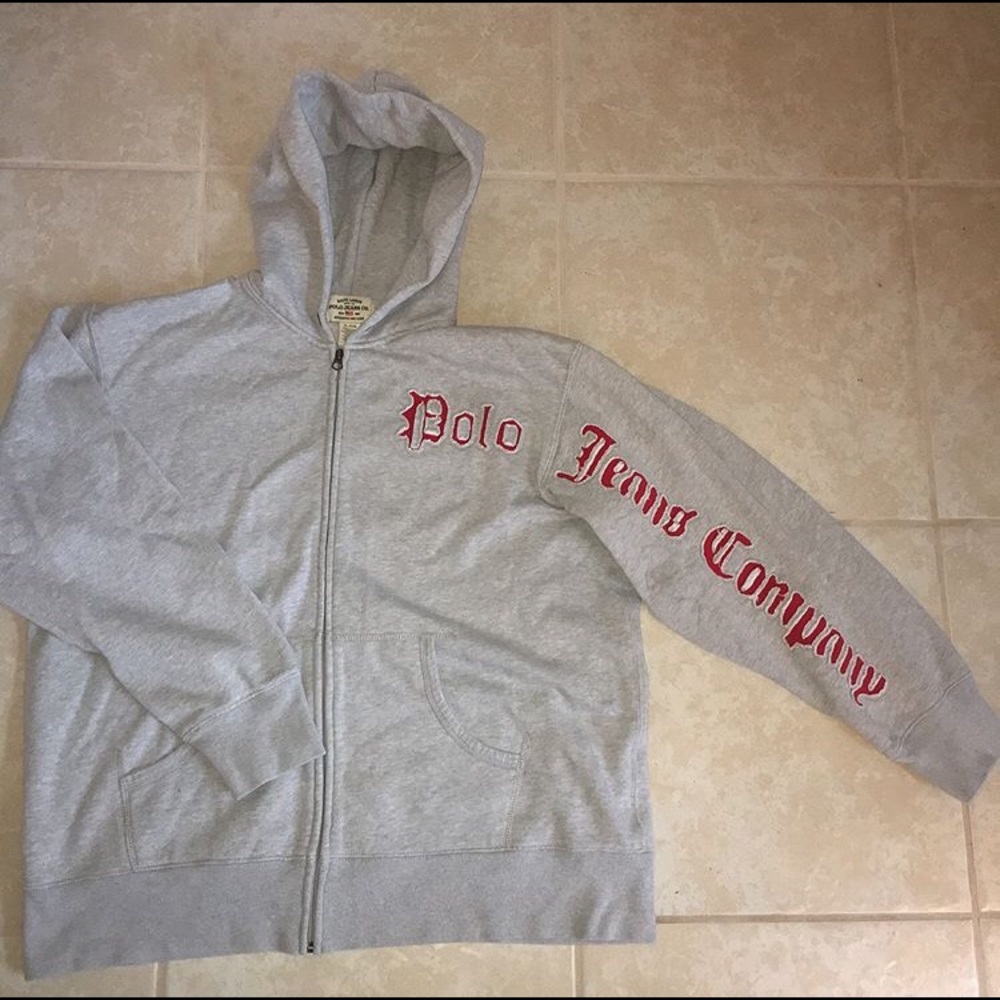 Vintage Polo Spellout Hoodie - Picture 2 of 2